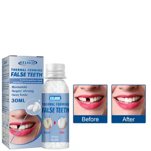 Costom 30ml Temporary Tooth Repair Kit Teeth and Gaps FalseTeeth Solid Glue Denture Adhesive Teeth Whitening Tooth Beauty Tool