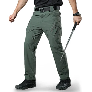 IX9 Tactical Pants for Men Waterproof Wear Resistant Commuting Slimming Tactical Cargo Pants