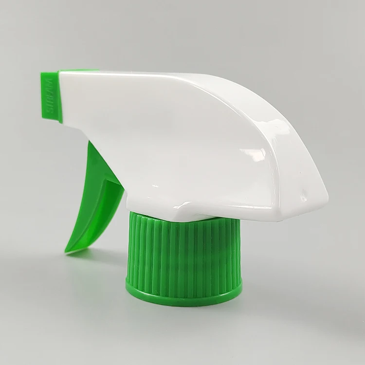 Yuyao Factory Supply 28/400 28/410 28/415 White Green Sprayer Trigger for Cleaning Bottle Stopper Plastic Sprayer supplier