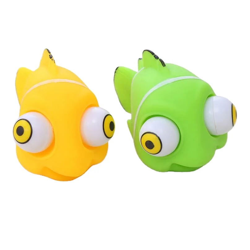 New Arrivals Children Plastic Toys Big Eyes Fish Small Rubber Animal Toys -  Buy Small Rubber Animal Toys,Small Animals Plastic Toys,Moving Animal Toy  Product on 