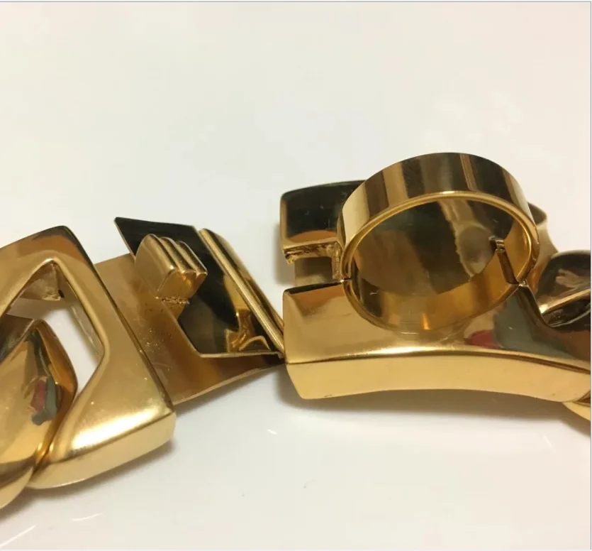 Выдающийся заказной из нержавеющей стали супер широкий Большой собачий ошейник для собак