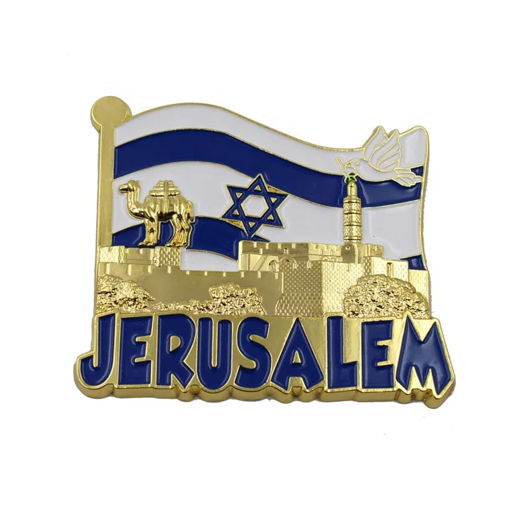 Aimant De Réfrigérateur En 3D Représentant La Ville Sacrée De