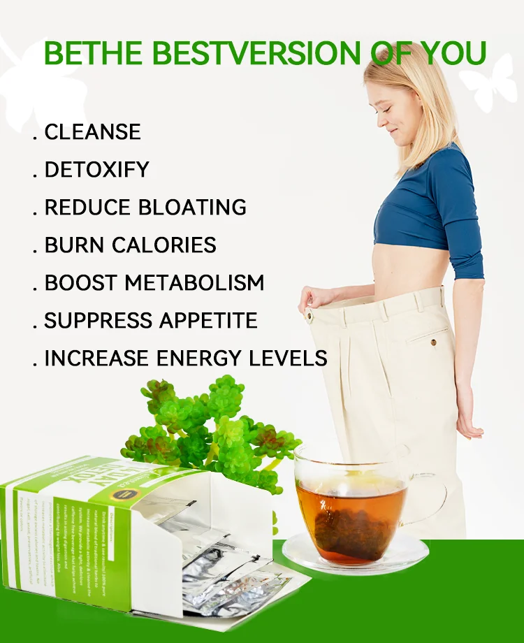 14 Days Slimming Tea Burn Fat Weight Loss Detox Slim Green Tea Bag