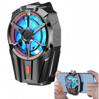 Long-Lasting Mobile Phone Cooler for Gamers and Streamers Efficient Air Cooling with RGB Lighting Flexible Charging