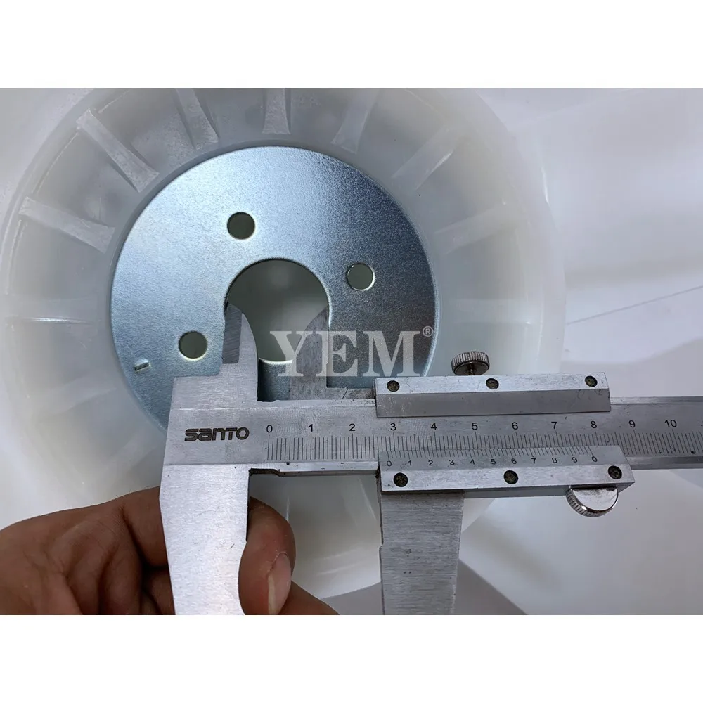 V3307 Cooling Fan 16665-74110 for Kubota Excavator Engine 4