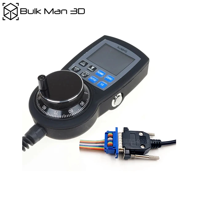 MPG CNC 6 Axis Mach3 Manual Pulse Generator With Coordinates Display Handwheel