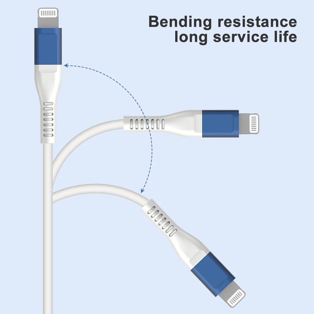 Red C94 Fast Charge Kabel USB C to Original MFi Certified Cable 1M