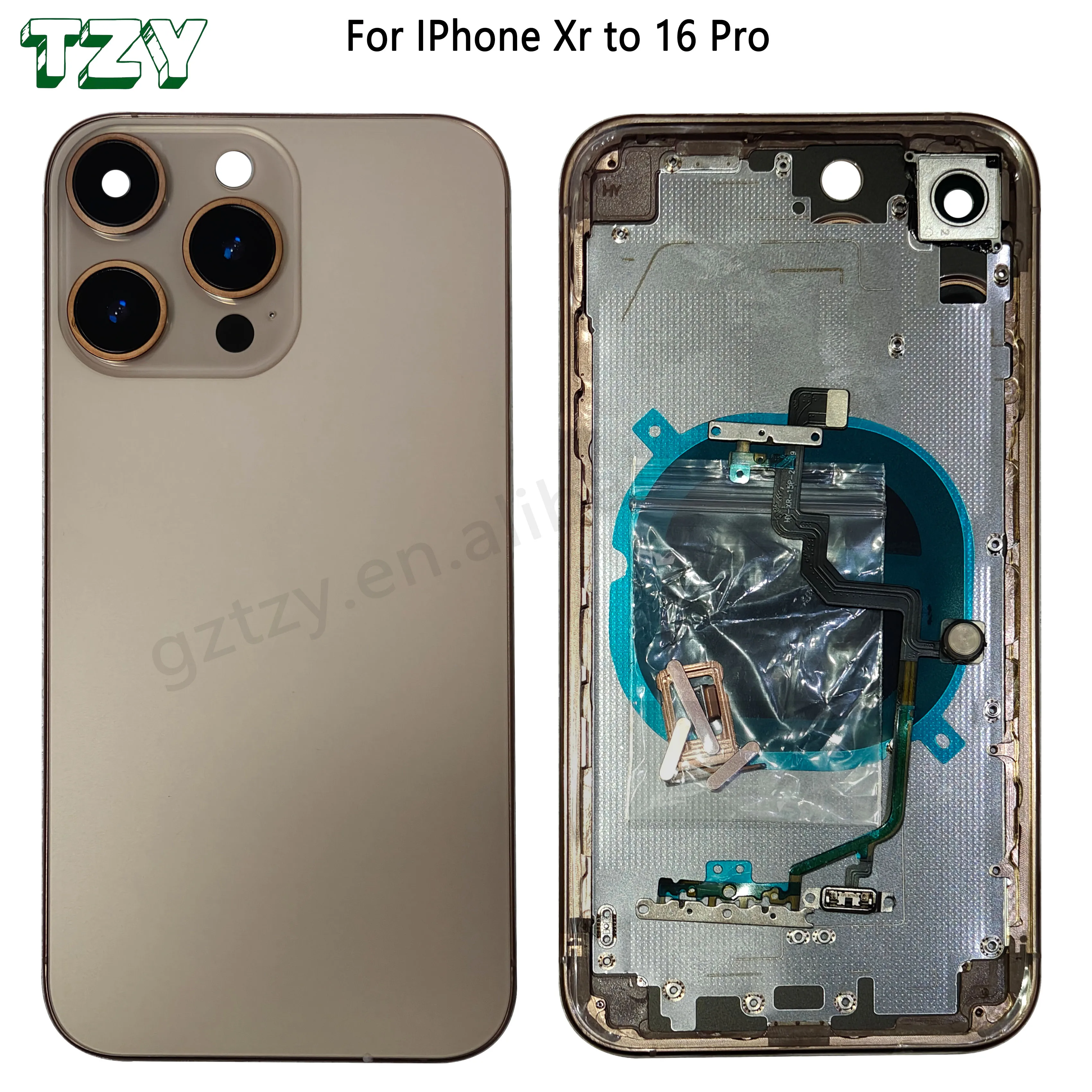 DIY Custom Back Glass Housing for Iphone XR to 16pro