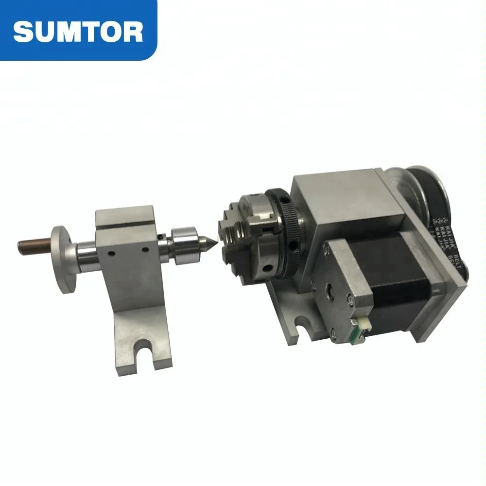65 a Axis 4th Axis Rotary Cnc Router Rotation Dividing Head for Aluminum Profile Making Engraving Machine Milling Machine