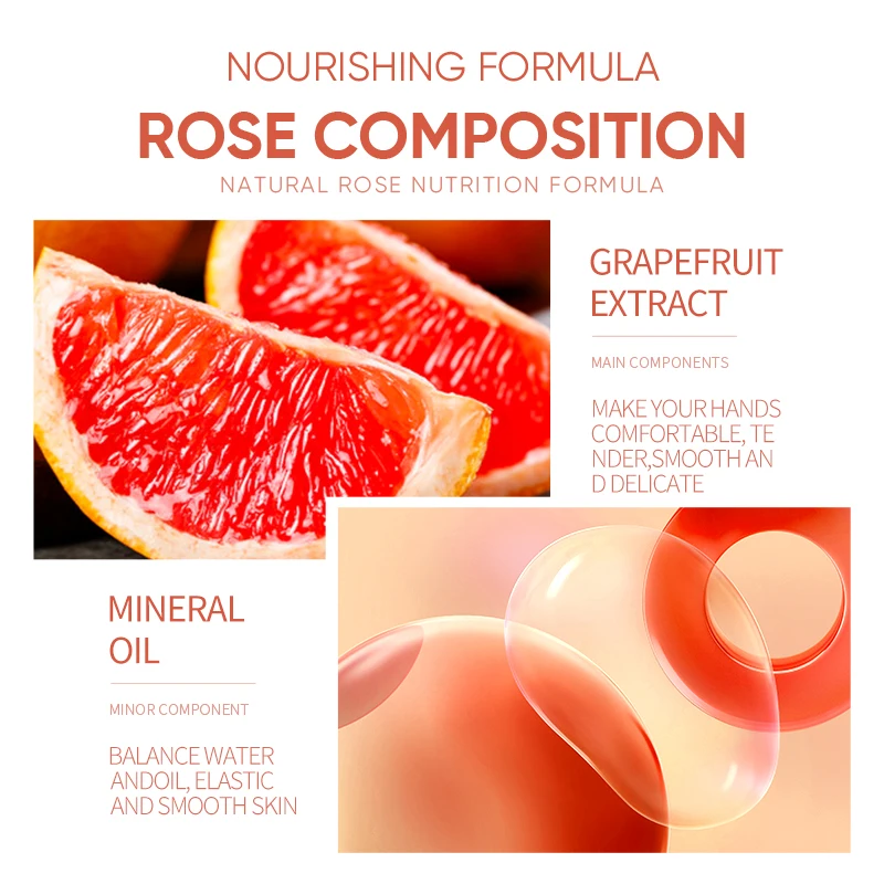 ZOZU, натуральный органический веганский экстракт растений, отбеливающий крем для рук, увлажняющий крем для рук с авокадо, роза, крем для рук