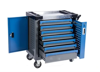 定価35200円　Dead Stock Blue1947MODEL 7-drawer Rolling Tool Chest with 257 Pcs Industrial Tools