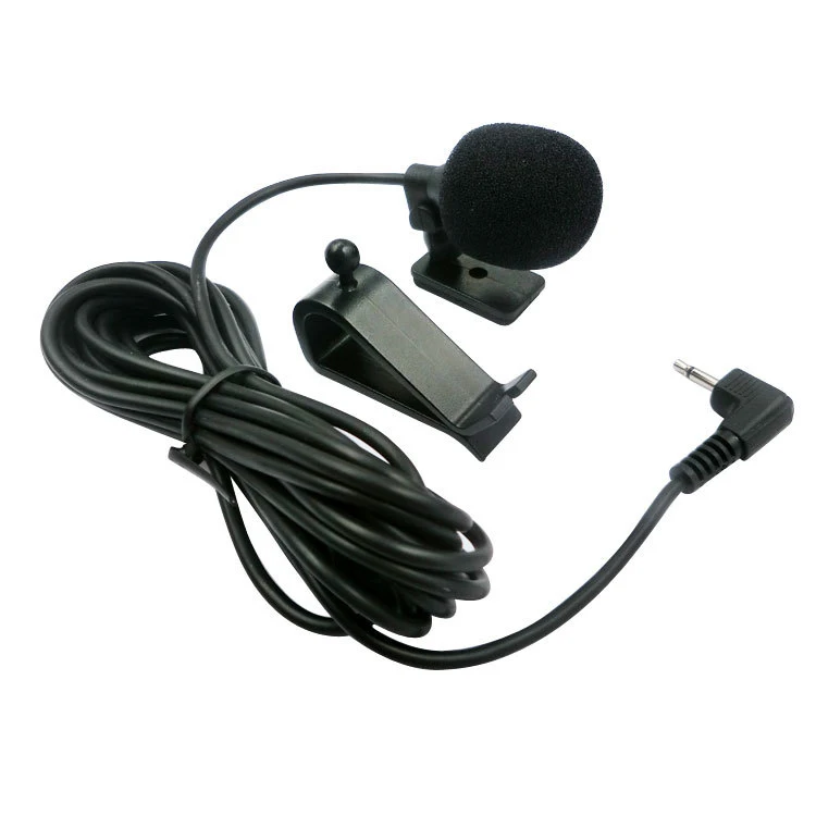 Portable Mic 3.5mm External Clip Microphone For Car Vehicle Audio ...