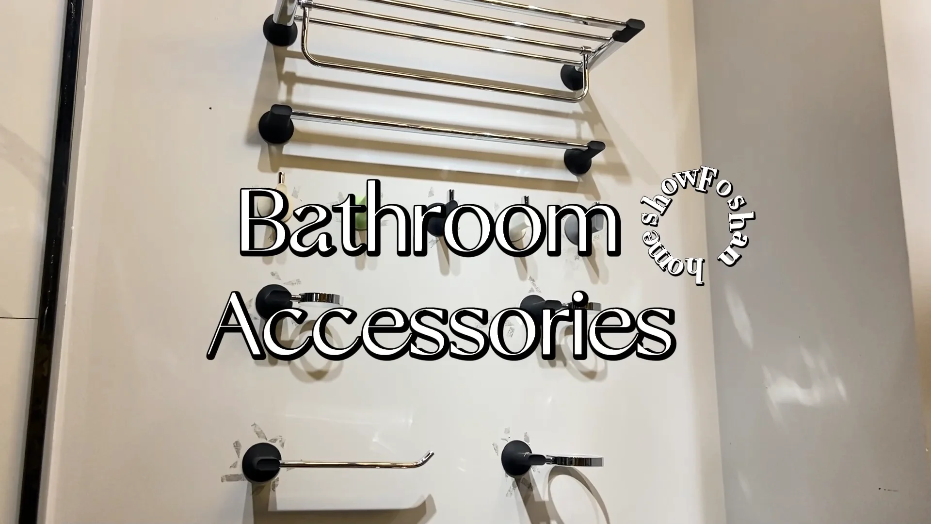 Brass Washroom Fittings Luxury Bath Hardware Hotel Wall Mounting Hotel Bathroom Accessories Set