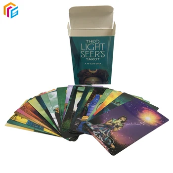 Custom Printing Full Color Design Cartas Paper Mindfulness Positive Oracle Decks Tarot Cards With Paper Box