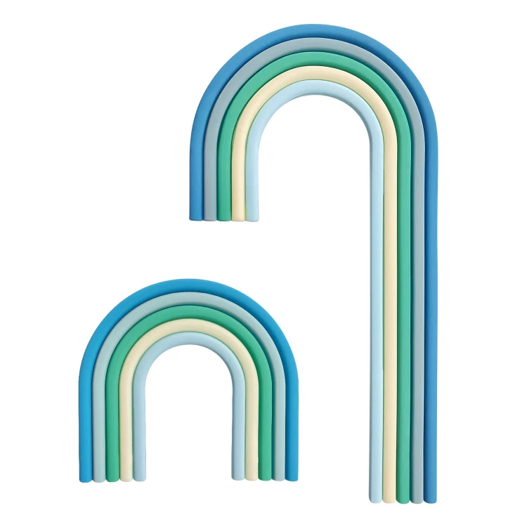 customized-color-blue-rainbow-cake-topper-for-boho-party