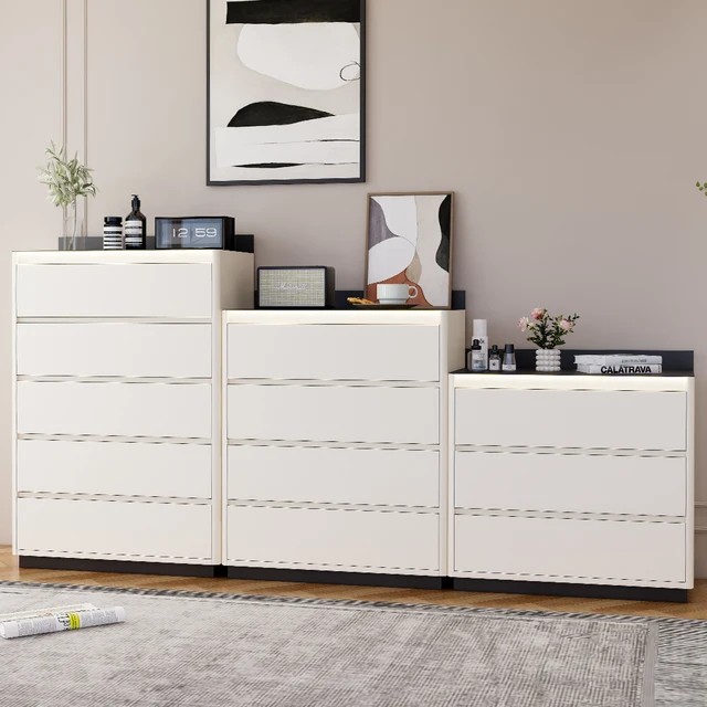 ZAMAXICO Modern Design Home Storage Furniture Drawer Cabinet Steel Cupboard 800mm Size Drawer