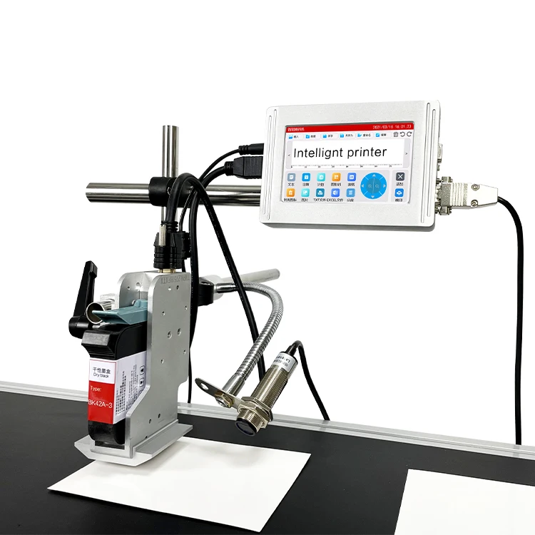 Automated Inkjet Printers for Barcode Marking for Logistics and Battery Printing Beverage Bottle Expiration Date Printer