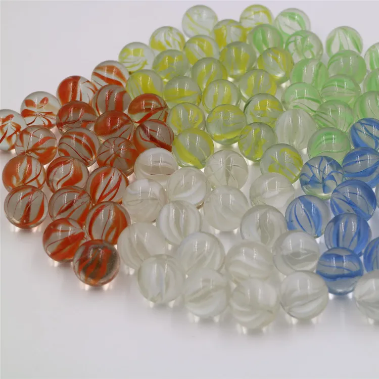 Круглый твердый красивый цветной игрушечный стеклянный мраморный
