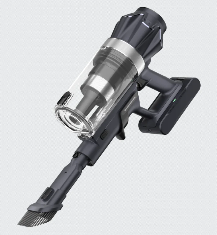 vacuum Genggam-Stick Nirkabel Isi Ulang Berdaya 800 W dengan Motor Tanpa Sikat Ringan, Filter HEPA, dan Fungsi Pengikis Debu
