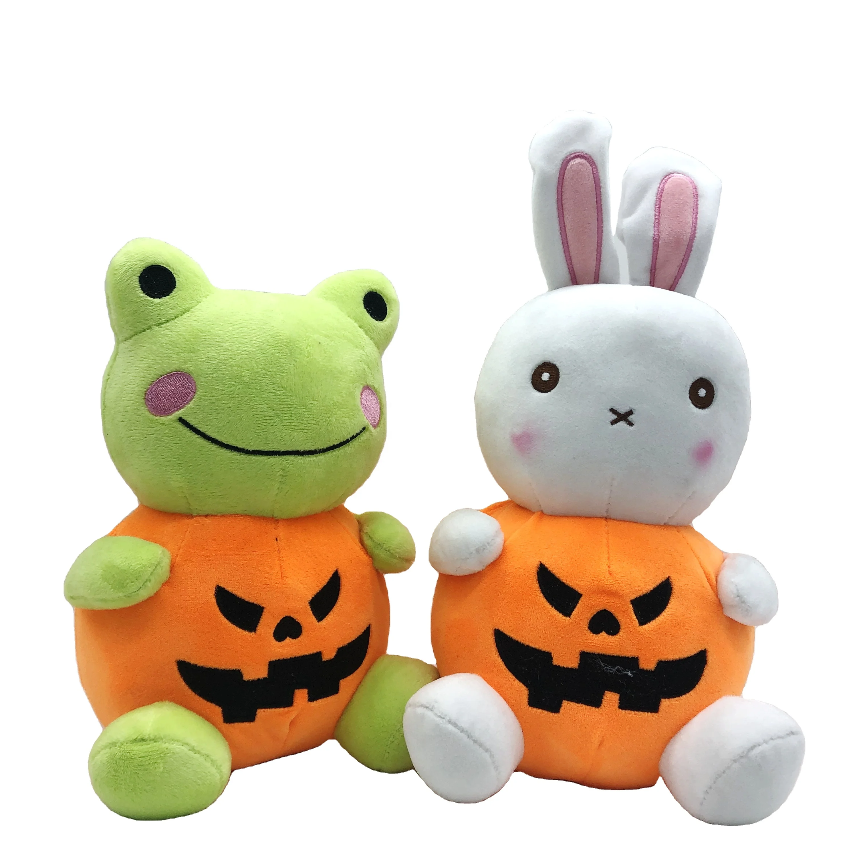 pumpkin frog plush