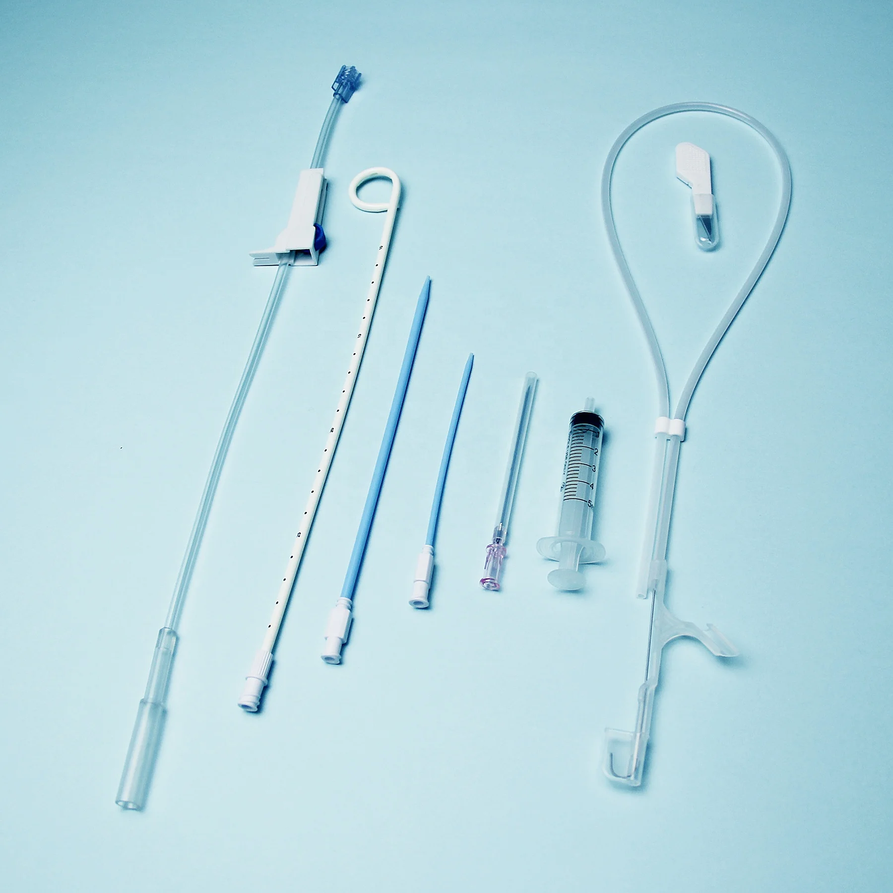 ce marked tianck medical disposable multiple use pigtail