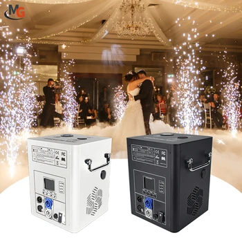 Mglight 750W DMX Stage Fireworks Indoor Outdoor Electric Sparklers LCD Cold Spark Sparkler Fountain Machine For Wedding Stage