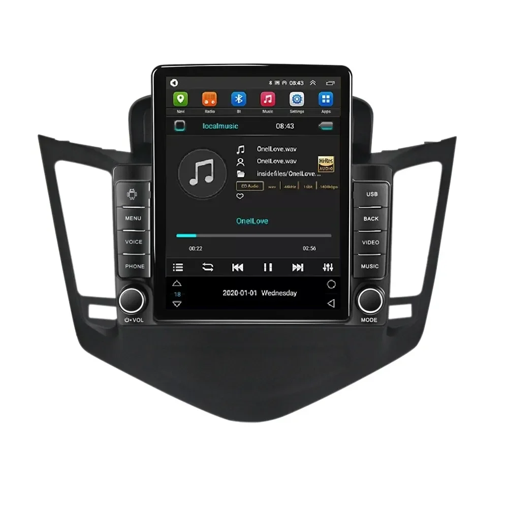 Android 13 Car Monitor for Chevrolet Cruze 2009-2014 8+128G GPS DSP RDS ADAS DVR Colling Fan 360 Camera Car Radio