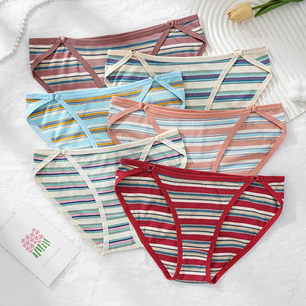 6 Mutandine Boyshort In Cotone Donna PEACHY - Taglie S M L XL, Confezione Multipla - Foto 2