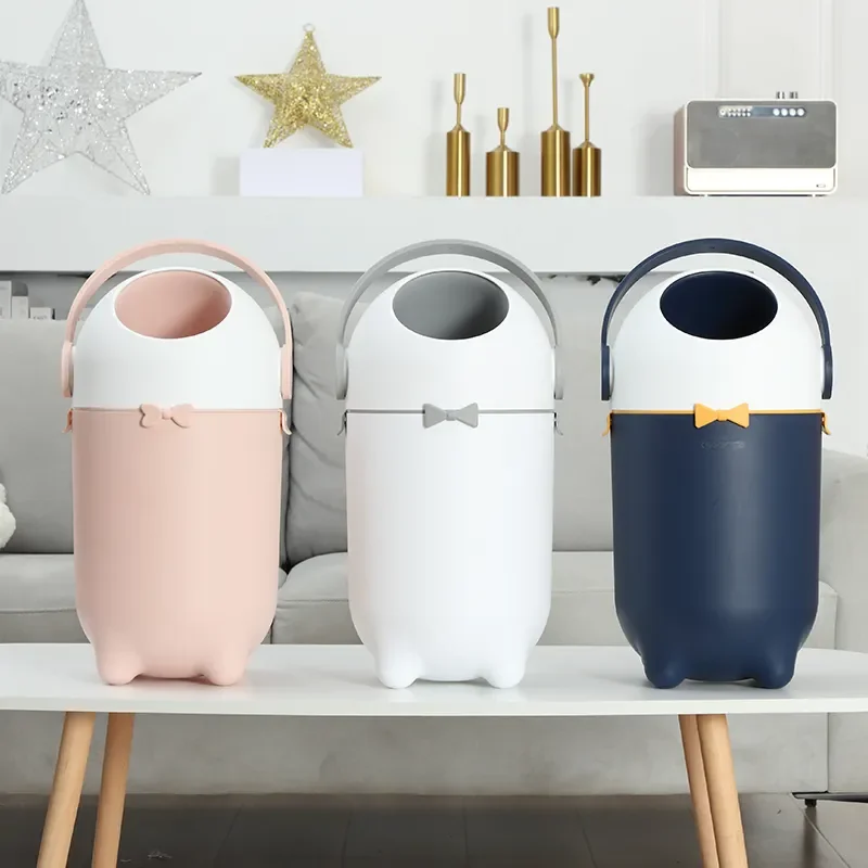 Neue Luftdichte Rosa Blau Weiß Benutzer Definierte Farbe Versiegelt Familie Recycling Baby Windel Müll Mülleimer Können
