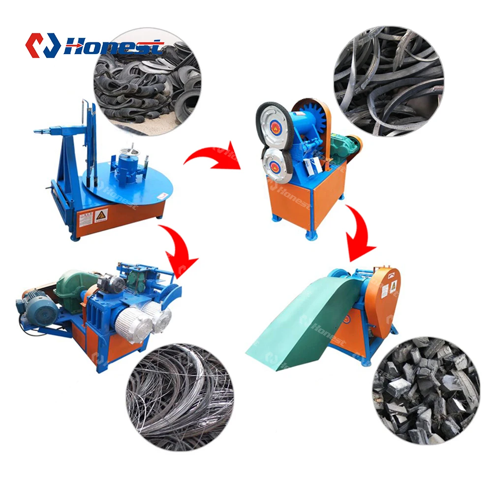 Otr Truck Cutter Waste Tyre Cutting Machine Cost for Tyre Recycle