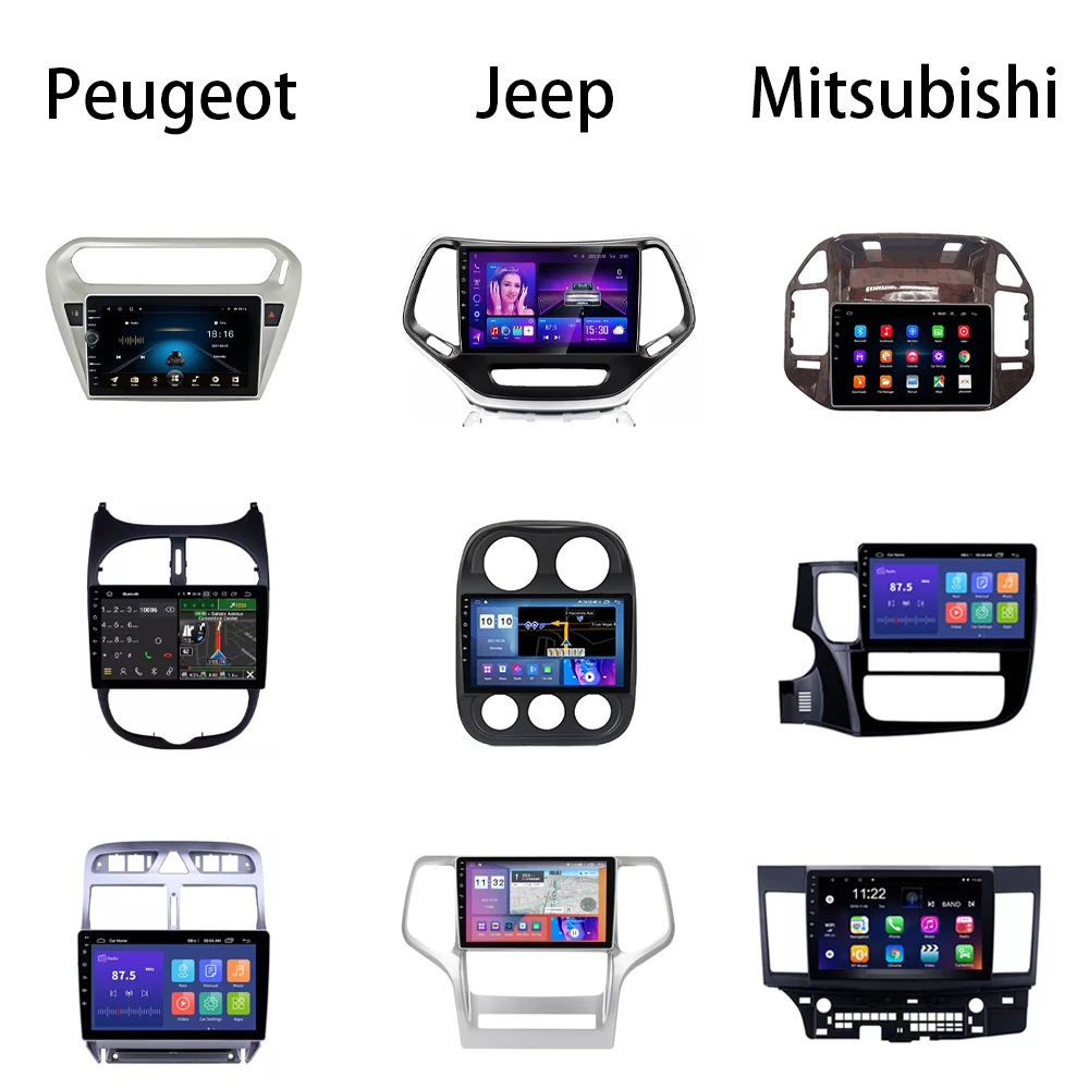Universal Car DVD Player Frame Navigation Panel Car Radio Frame Factory Direct Price Discount Android Radio Fascia Frame