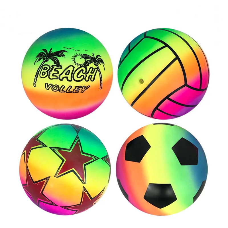 Best Sporting – Ballon De Plage Coloré 23 Cm – Léger PVC 20g – Pour Enfants – Plage, Jardin, Eau – Dé Gonflé