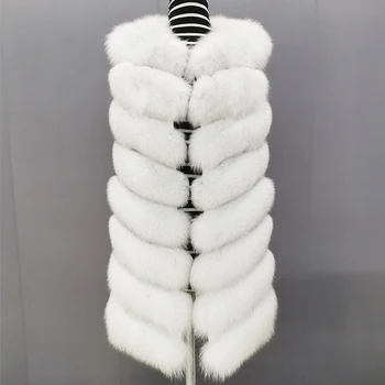 Factory Direct Wholesale faux fur vest beige fur vest mongolian fur vest
