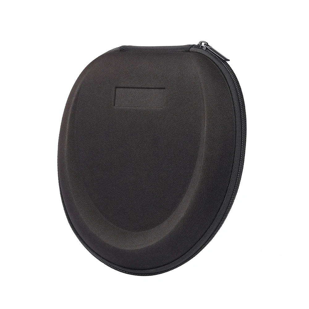 Factory New Design Professional Manufacturer Customized Protective EVA Pack Black Headphone Travel Hard Storage Case Zipper