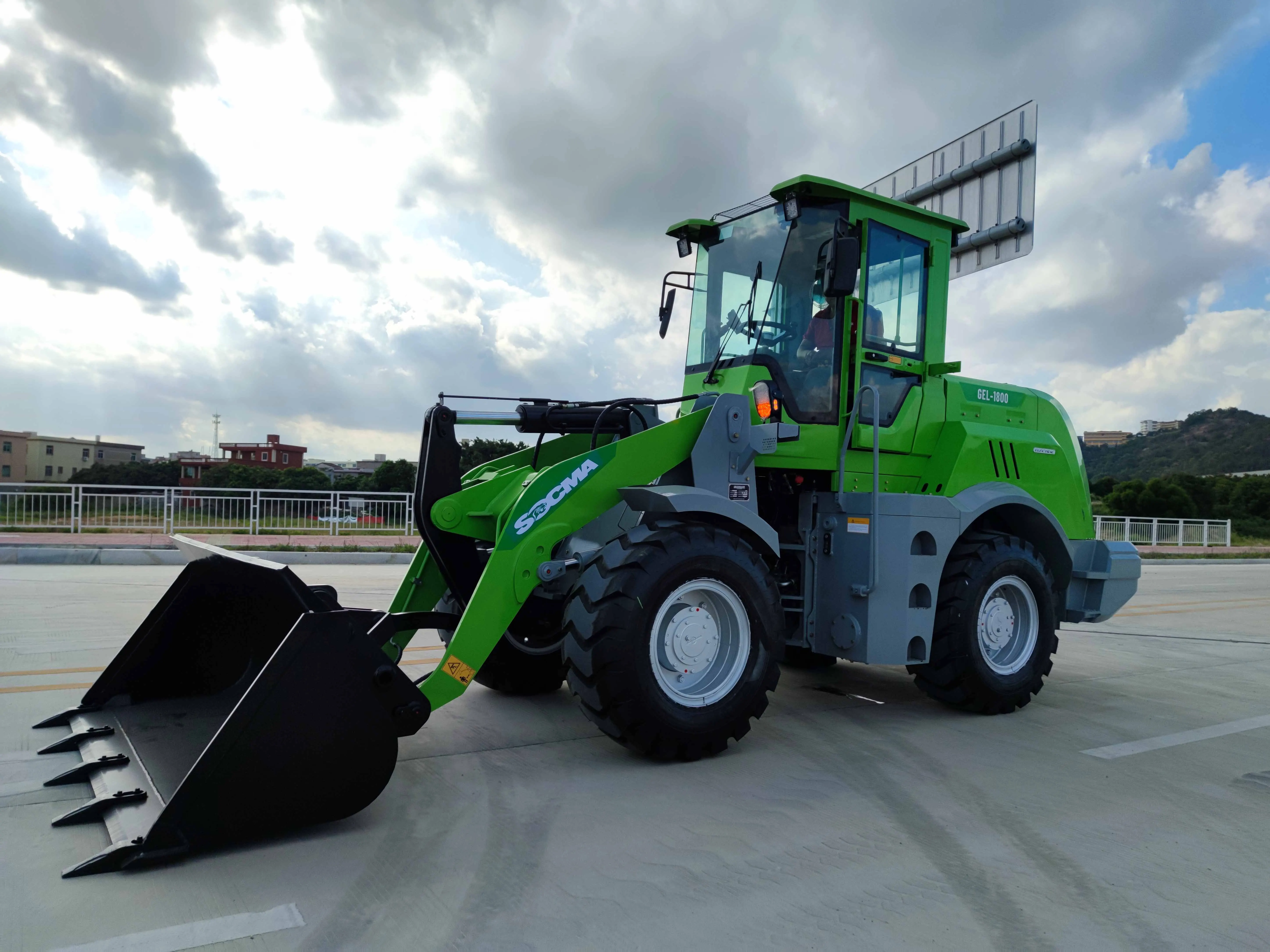 1.8t Front End Loader Electric Powered Buy Electric Front Loader,Ev
