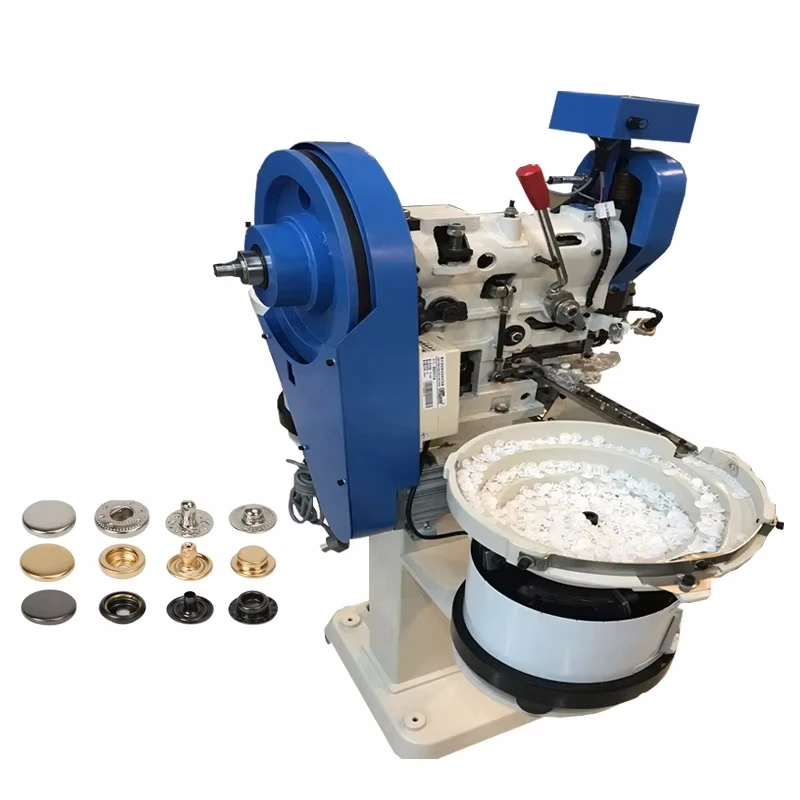 Automatic Covered Fabric Cover Pressing Button Machine