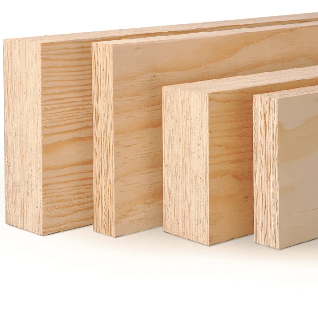 Factory Directly Customized Poplar Eucalyptus  Structure LVL Timber Beam Laminated Veneer Timber