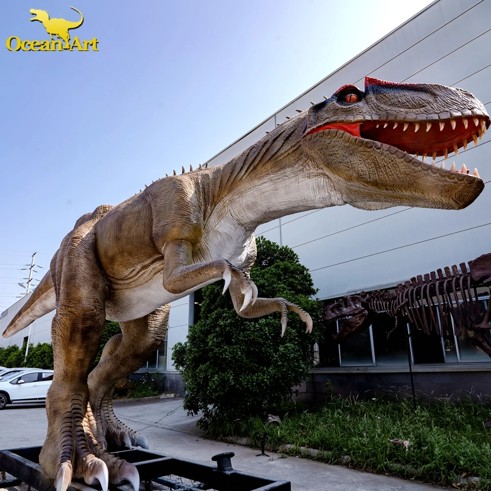 Simulation 3D Model Factory Customized Animatronic Dinosaur for Jurassic Theme Park