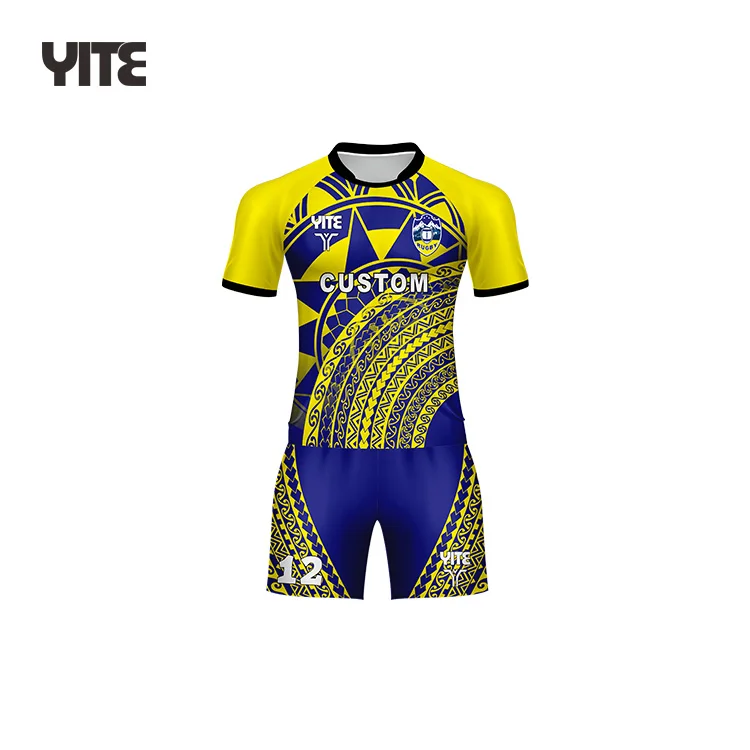 Wholesale Rugby Jersey Custom Tracksuit Full Sublimation Set