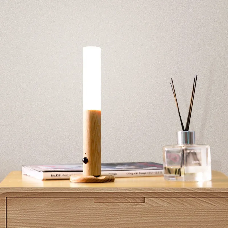 Kitchen Cabinet Closet Light Home Staircase Bedroom Magnetic Wall Lamp Table Move Lamp Bedside Lighting