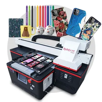 A3 Inkjet Uv Flatbed Printer Uv Printing Any Non-textile Materials A3 ...