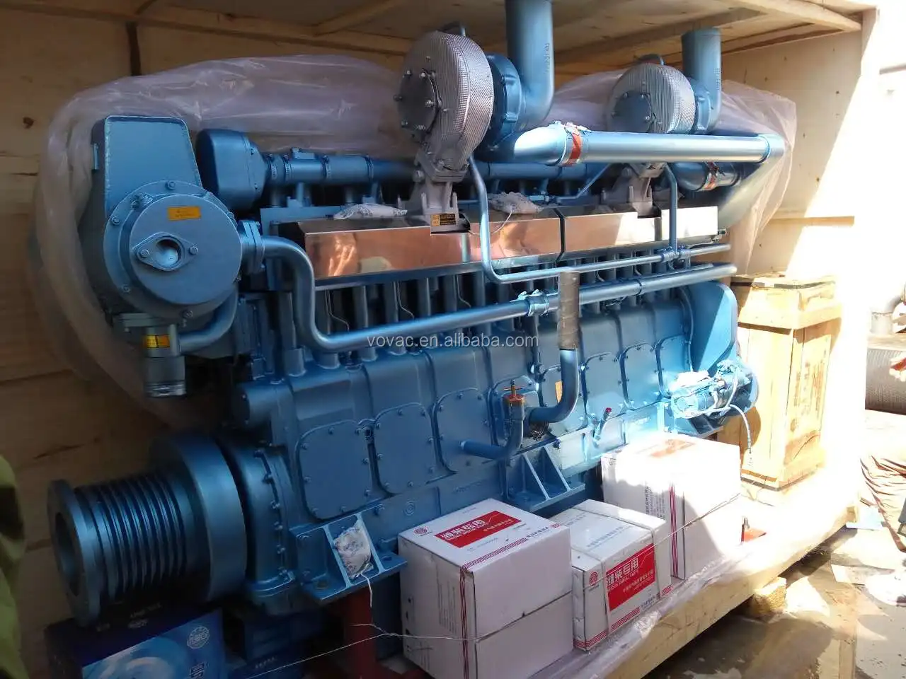 MARINE1227 　3点　まとめ商品 G128 Engine, 400kw, Shanghai Dongfeng Diesel Engine for