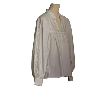 Factory Custom Fashion Design Long Sleeve Top Women's Blouse for Girls Shirt Embroidered Clothing Casual Court Style Summer Top