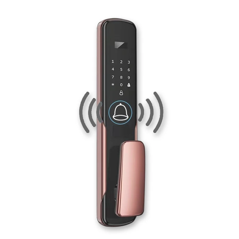 New K5 Fully Automatic Security Smart Electric Fingerprint Lock Home Door Lock Intelligent Fingerprint Lock