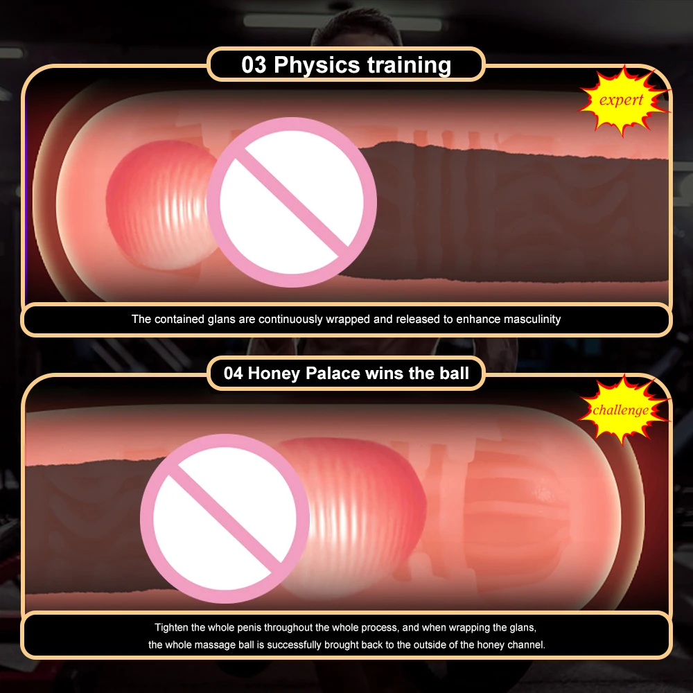 honey sex doll Aimitoy Gawk Gawk 7000 Automatic Stroker Sex Machine Male Masturbator  Rotating Vibrating Hands Free Sex Toy Stroker Vibrator main image 1