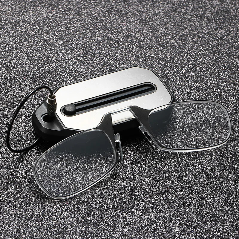 Mini Nose Clip Reading Glasses Without Arms Key Chain Cases Buy Funny