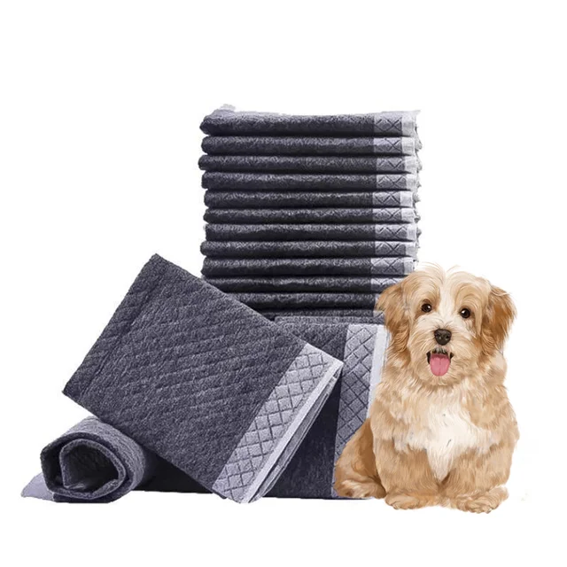 2024  supplies pee pads  Bamboo charcoal dog  pad fast drying pee pads training disposable