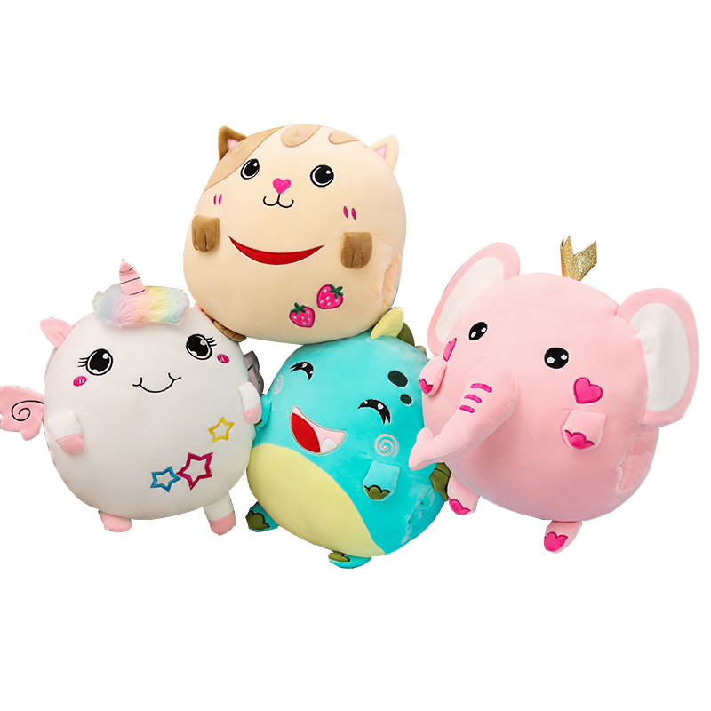 Лидер продаж, милая подушка в виде животного, мягкое плюшевое флисовое одеяло, прекрасные игрушки в виде животных, мягкое одеяло