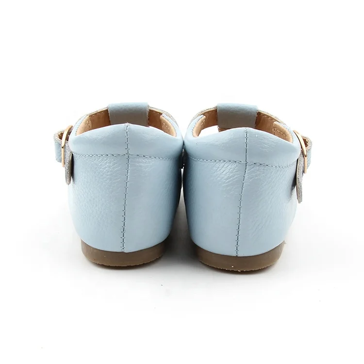 Жесткой подошвой резиновые детские ботинки «Мэри-Джейн»; Обувь из натуральной кожи; Детские праздничные туфли