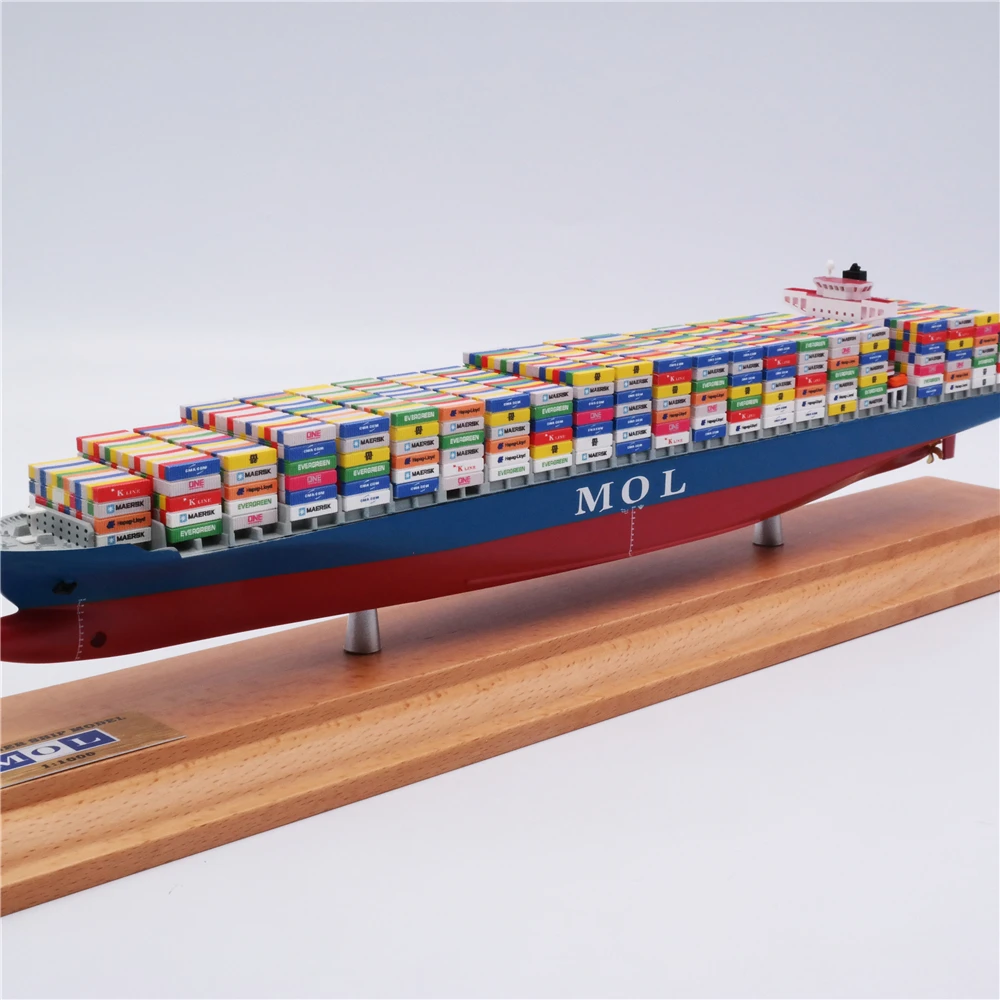 【A】35cm MOL container ship model Color MOL shipping line O.A.S ship model